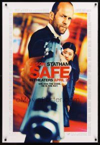 4b678 SAFE advance DS 1sh '12 Jason Statham, she has the code, he is the key!