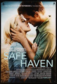 4b679 SAFE HAVEN advance DS 1sh '13 Josh Duhamel, Julianne Hough, romantic close-up!