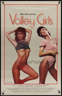 4b680 SAN FERNANDO VALLEY GIRLS 1sh '88 Sharon Mitchell, Juliet Anderson, totally awesome!