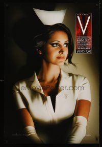 4b683 SAW V 1sh '08 Tobin Bell, Halloween blood drive, great portrait image of sexy nurse!