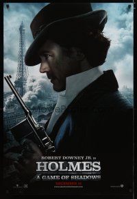 4b695 SHERLOCK HOLMES: A GAME OF SHADOWS teaser DS 1sh '11 Robert Downey Jr in title role!