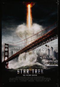 4b734 STAR TREK int'l advance DS 1sh '09 cool sci-fi action image, the future begins!