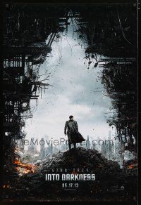 4b736 STAR TREK INTO DARKNESS teaser DS 1sh '13 cool image of rubble & Benedict Cumberbatch!