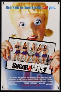 4b759 SUGAR & SPICE advance DS 1sh '01 great mugshot of Mena Suvari & sexy bad girl cheerleaders!