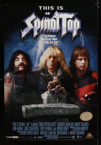 4b781 THIS IS SPINAL TAP video 1sh R00 Rob Reiner heavy metal rock & roll cult classic!
