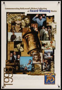 4b831 WARNER BROS 75TH ANNIVERSARY video 1sh '98 Clint Eastwood, Paul Newman, Lauren Bacall & more!