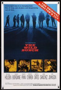 4b838 WILD BUNCH 1sh R95 Sam Peckinpah cowboy classic, William Holden & Ernest Borgnine!
