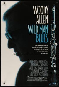 4b839 WILD MAN BLUES 1sh '98 Woody Allen w/clarinet, jazz music documentary!