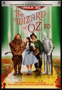 4b004 WIZARD OF OZ PG style advance DS 1sh R13 Victor Fleming, Judy Garland all-time classic!