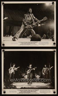 4c951 LET THE GOOD TIMES ROLL 2 8x10 stills '73 Chuck Berry & Danny and the Juniors on stage!