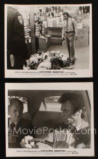 4c957 MAGNUM FORCE 2 8x9.75 stills '73 great images of Clint Eastwood as Dirty Harry, Hal Holbrook!