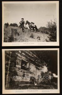4c976 RACHEL & THE STRANGER 2 8x10 stills '48 Robert Mitchum playing guitar with horse, cool action