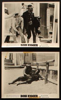 4c572 BOSS NIGGER 6 8x10 stills '75 Fred Williamson in a white man's town with the black man's law!