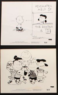 4c573 BOY NAMED CHARLIE BROWN 6 8x10 stills '70 baseball, Snoopy & Peanuts gang, Charles Schulz!