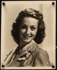 4c917 DANIELLE DARRIEUX 2 8x10 stills '30s wonderful close up smiling portraits of the French star!