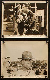 4c393 DI 10 8x10 stills '57 great images of U.S. Marine Corps Drill Instructor Jack Webb!
