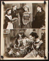 4c856 LITTLE WOMEN 3 8x10 stills '49 split images of 1949 stars with images from the 1933 version!