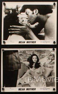 4c703 MEAN MOTHER 5 8x10 stills '74 super cool & wild, smashing the man & the mob for his women!