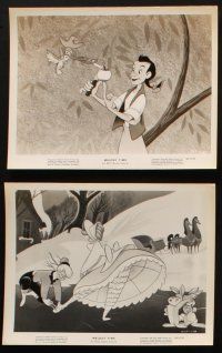 4c483 MELODY TIME 8 8x10 stills '48 Walt Disney, wonderful animated cartoon images!