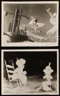 4c872 PINOCCHIO IN OUTER SPACE 3 8x10 stills '65 sci-fi cartoon images, new worlds of wonder!