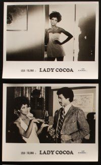 4c413 POP GOES THE WEASEL 10 8x10 stills '75 Lady Cocoa, Lola Falana, cool action images!