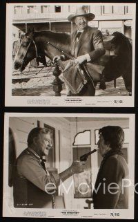 4c793 SHOOTIST 4 8x10 stills '76 cowboy John Wayne, Lauren Bacall, Ron Howard, Don Siegel!
