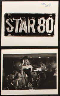4c294 STAR 80 65 8x10 stills '83 sexy Mariel Hemingway, Eric Roberts, Robertson, Fosse candids!