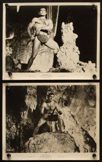 4c639 TARZAN & THE VALLEY OF GOLD 6 8x10 stills '66 cool jungle action images of Mike Henry!