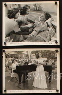 4c724 THREE DARING DAUGHTERS 5 8x10.25 stills '48 Jeanette MacDonald, Jane Powell, Donahue & Todd!