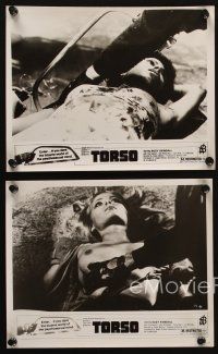 4c802 TORSO 4 8x10 stills '73 directed by Sergio Martino, bizarre psychosexual minds!