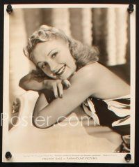 4c894 VIRGINIA DALE 3 8x10 stills '40s cool close up and full-length portraits of the blonde star!