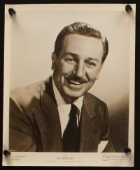4c809 WALT DISNEY 4 8x10 stills '50s smiling close ups in suit & tie and wearing cool outfit!!