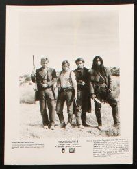 4c311 YOUNG GUNS II 20 8x10 stills '90 Emilio Estevez, Christian Slater & Kiefer Sutherland!