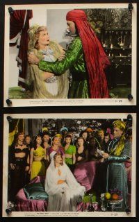 4c001 MAGIC CARPET 11 color 8x10 stills '52 sexy Arabian Princess Lucille Ball, John Agar, Medina!