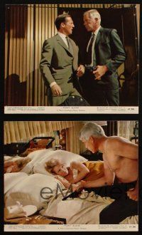 4c223 POINT BLANK 4 color 7.75x9.5 stills '67 cool images of Lee Marvin with sexy Angie Dickinson!