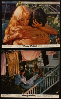 4c268 PRETTY POISON 3 color 8x10 stills '68 psycho Anthony Perkins & crazy Tuesday Weld!