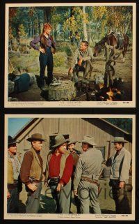 4c232 SHEEPMAN 4 color 8x10 stills '58 cowboy Glenn Ford, Shirley MacLaine, Leslie Nielsen!