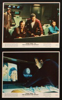 4c093 STAR TREK III 8 color 8x10 stills '84 Leonard Nimoy, William Shatner, DeForest Kelley & more!