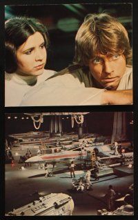 4c094 STAR WARS 8 color deluxe 8x10 stills '77 George Lucas classic, Alec Guinness & storm troopers!