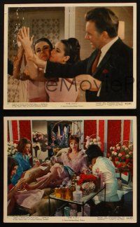 4c274 V.I.P.S 3 color 8x10 stills '63 sexy Elizabeth Taylor & Richard Burton, Martinelli, Taylor!