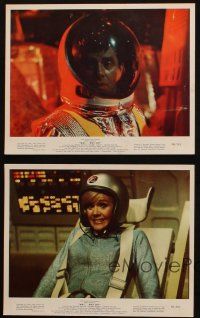 4c244 WAY WAY OUT 4 color 8x10 stills '66 astronaut Jerry Lewis, Connie Stevens, sexy Anita Ekberg!