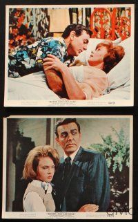 4c189 WHERE LOVE HAS GONE 5 color 8x10 stills '64 Mike Connors, Susan Hayward, Joey Heatherton!