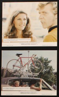 4c132 BREAKING AWAY 6 color English FOH LCs '79 Dennis Christopher, Dennis Quaid, Haley & Stern!