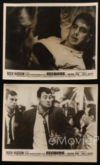 4c718 SECONDS 5 English FOH LCs '66 Rock Hudson, Salome Jens, Murray Hamilton, John Frankenheimer!