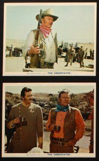 4c100 UNDEFEATED 8 color English FOH LCs '69 John Wayne & Rock Hudson rode where no one else dared