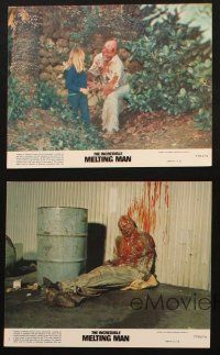 4c174 INCREDIBLE MELTING MAN 5 8x10 mini LCs '77 gruesome images of the first new horror creature!