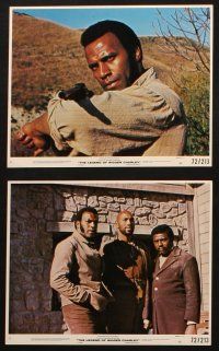 4c145 LEGEND OF NIGGER CHARLEY 6 8x10 mini LCs '72 cool images of slave to outlaw Fred Williamson!