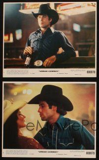4c242 URBAN COWBOY 4 8x10 mini LCs '80 John Travolta in cowboy hat, Debra Winger, Smith-Osborne!