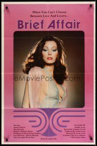 4d152 BRIEF AFFAIR 1sh '82 close-up of sexy Annette Haven in lingerie!