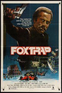 4d366 FOXTRAP 1sh '86 Fred Williamson directs & stars, cool action artwork, blaxploitation!